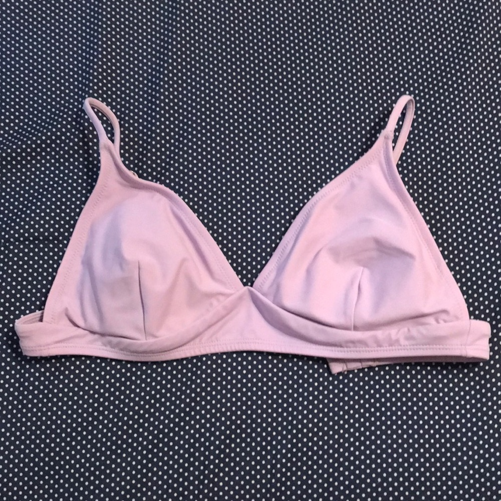 purple bikini top